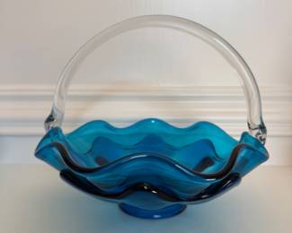 Glass art bowl 