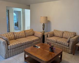 Couch and love seat coffee table 