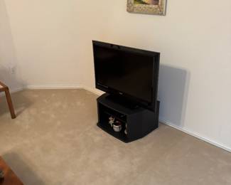 Tv and night stand 