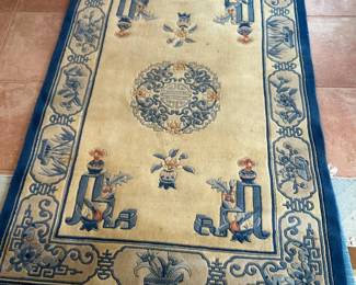 Chinese wool rug.