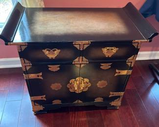 Asian cabinet.