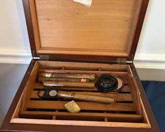 Cigar humidor.