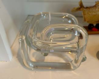 Glass sculpture by Hans Godo Frabel. Very nice.