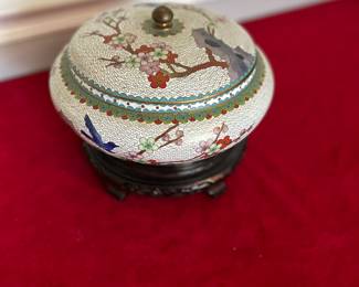Large cloisonne’ bowl. 