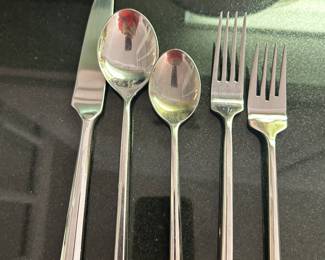 Stanley Roberts flatware. 11 place settings with a few extra pieces. 