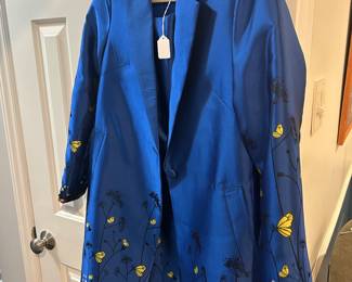 Vietnamese hand made silk jacket and dress. 