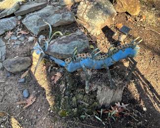 Metal art by Robert Long.