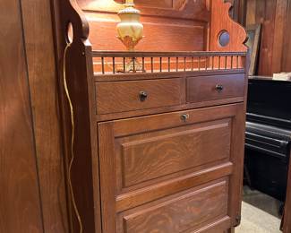 Wall drop down secretary