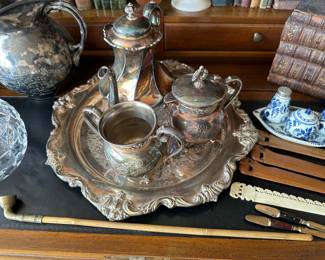Antique silver plate