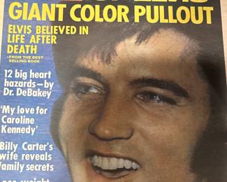 Vintage magazines, Enquirer, Good housekeeping, Playgirl, Playboy, and more