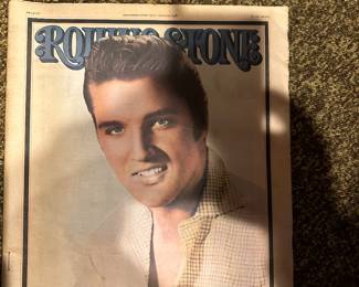 Vintage Rolling Stone featuring Elvis magazine
