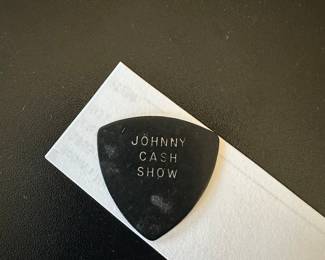 Johnny cash show guitar pick