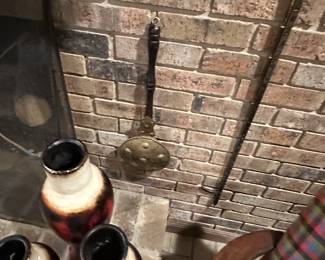 Old bed warmer and repo long poker