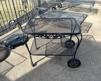 Wrought iron outdoor furniture