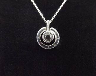 .925 Sterling Silver 100 Language I LOVE YOU Pendant Necklace
