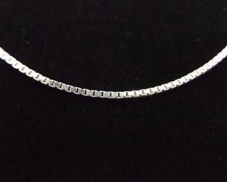 .925 Sterling Silver 24" Thicker Box Chain Necklace