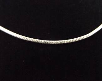 .925 Sterling Silver 18.25" Thicker Round Cable Snake Chain Necklace
