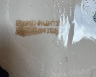 Bottom of Italian pitcher