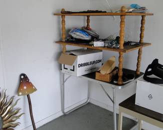 Yes, the table and the two tiered shelf is also available