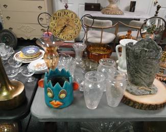 An amazing amount of small items for decorative purposes