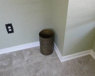 Garbage can in the corner. It was bad, so it is in timeout for now