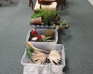 Decorative items, waiting to be decorations