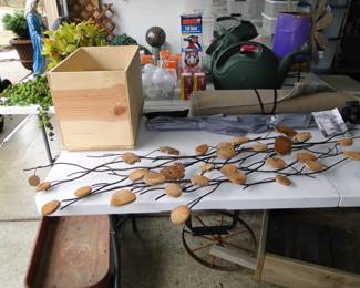 Wood and metal wall art