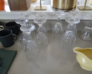 Glassware, we do not have a lot of kitchen items at this sale