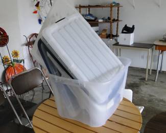 Unless we find the matching bins, we may just have this bin filled with lids