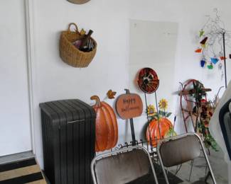 The garage is filled with outstanding items