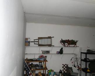 The garage is a work in progress, so better pictures are coming soon