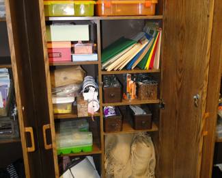 Lots and lots and lots of crafting supplies