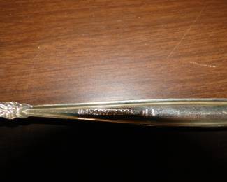 Silverware chest complete with silverware, Rogers Brother's complete service for eight including children's pieces as well.  Garland is the pattern