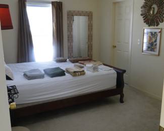 Everything in this bedroom is for sale