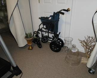 Glass, brass, and a wheelchair too