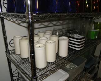 Each one of these is not a vase, but a candle