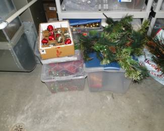 Bulbs and ornaments a plenty at this sale