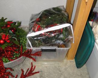 And Christmas items still in the plastic bag too