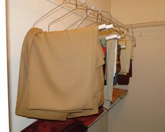 Tablecloths in all shapes and sizes and colors too