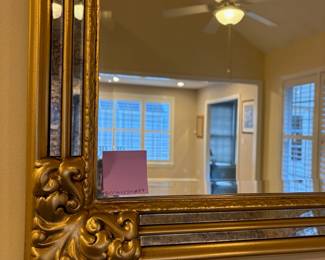 R45 - $95. Large Wall Mirror. Measures 50.5" wide x 34.5" tall. 