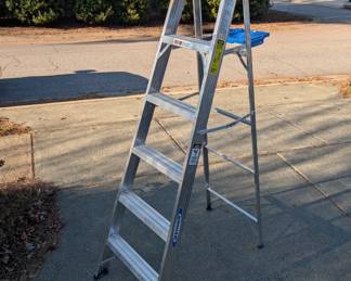 R92 - $45. Werner 6" stepladder. 250#. 
