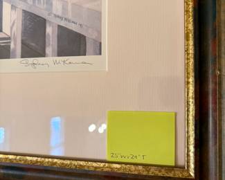 R19 - $50. Sydney McKenna signed & numbered print #50/300. Measures 23" wide x 29" tall. 