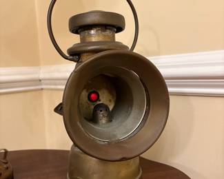 R74 - $100. "Lucas No 722 King of the Road" Brass Lantern. Stamp on Bottom Reads - JOS. Lucas. Birmingham. 