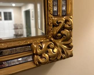 R45 - $95. Large Wall Mirror. Measures 50.5" wide x 34.5" tall. 