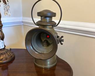R74 - $100. "Lucas No 722 King of the Road" Brass Lantern. Stamp on Bottom Reads - JOS. Lucas. Birmingham. 