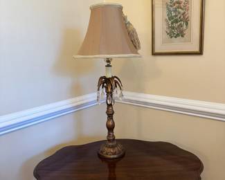 R29 - $20. Table Lamp. Shade is in excellent condition. Measures 24.5" tall. 
