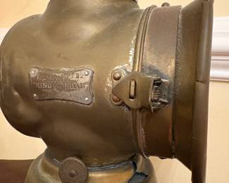 R74 - $100. "Lucas No 722 King of the Road" Brass Lantern. Stamp on Bottom Reads - JOS. Lucas. Birmingham. 