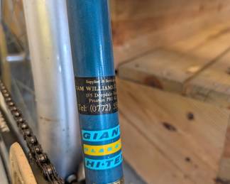 R96 - $50. Vintage Giant Bicycle from England.  Ladies "Chanka"  Model. Has been in storage for years - will need a tune up!