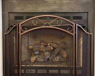 R47 - $40. Folding Fireplace Screen. 