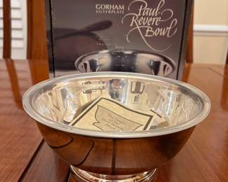 R73 - $10. Paul Revere Silverplated Bowl 6.5". 
